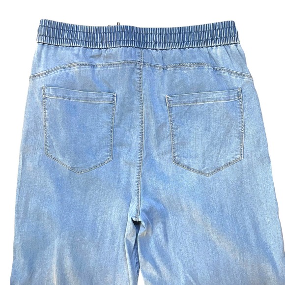 Rewash Light Blue Wide Leg Pants - Picture 3 of 10